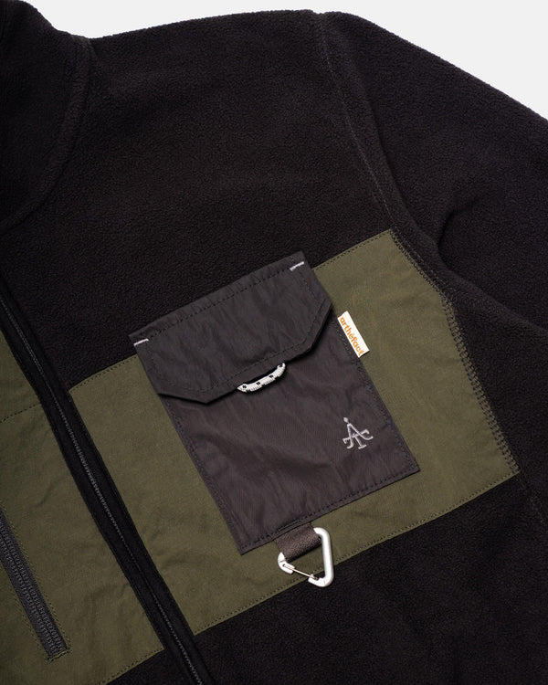 MOHA FLEECE JACKET - FOREST GREEN