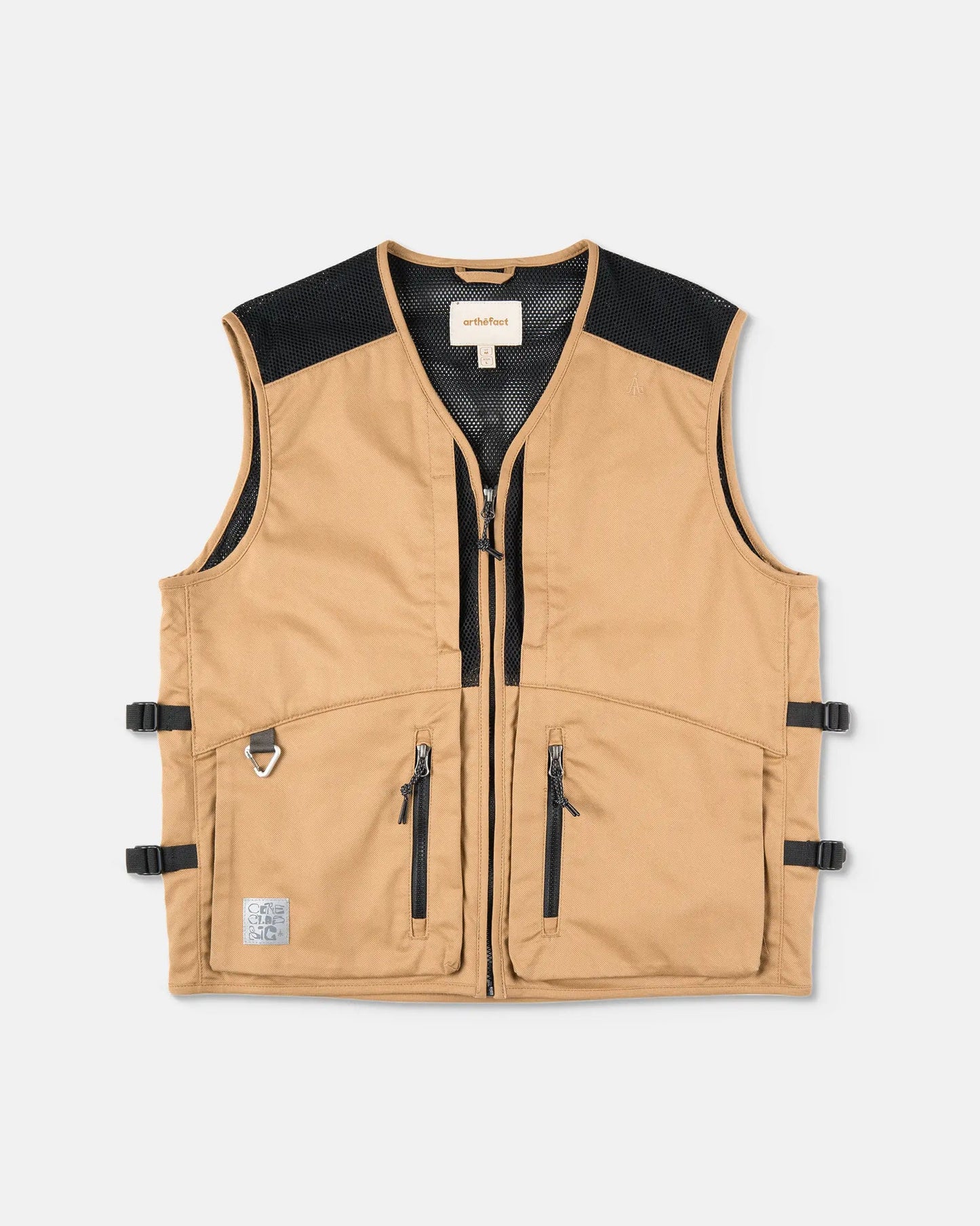 ARAFURU CCC UTILITY VEST - DARK MUSTARD