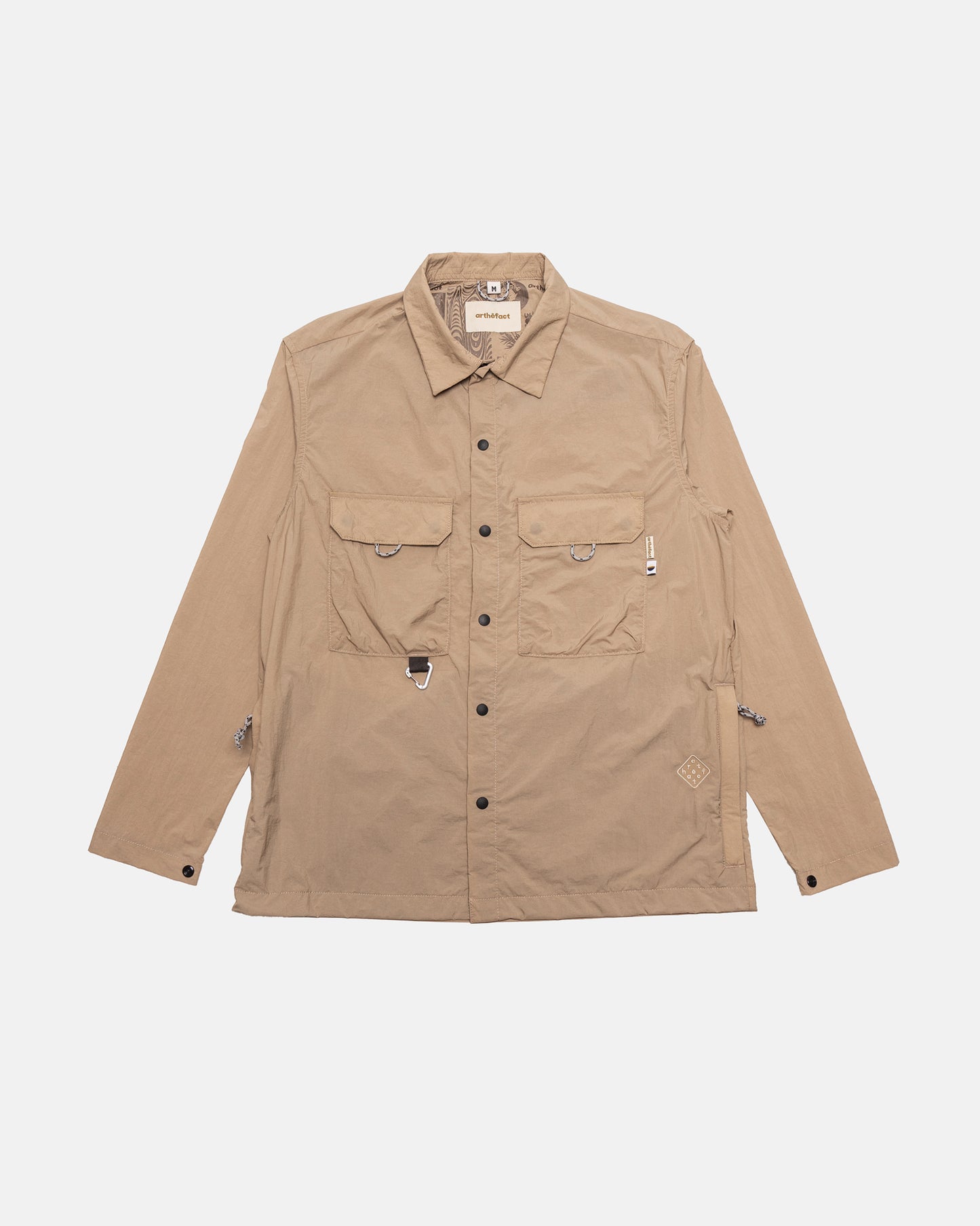 ARU CAMP SHIRT - SAHARA MOCCA