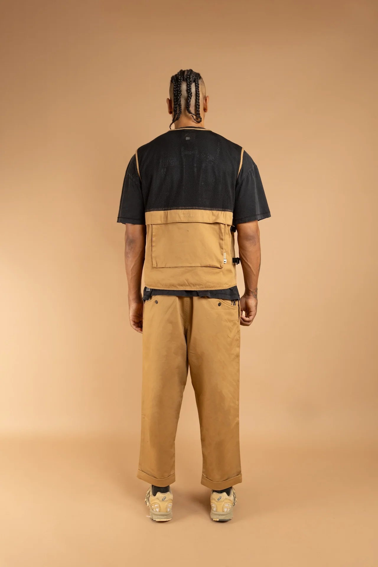 ARAFURU CCC UTILITY VEST - DARK MUSTARD