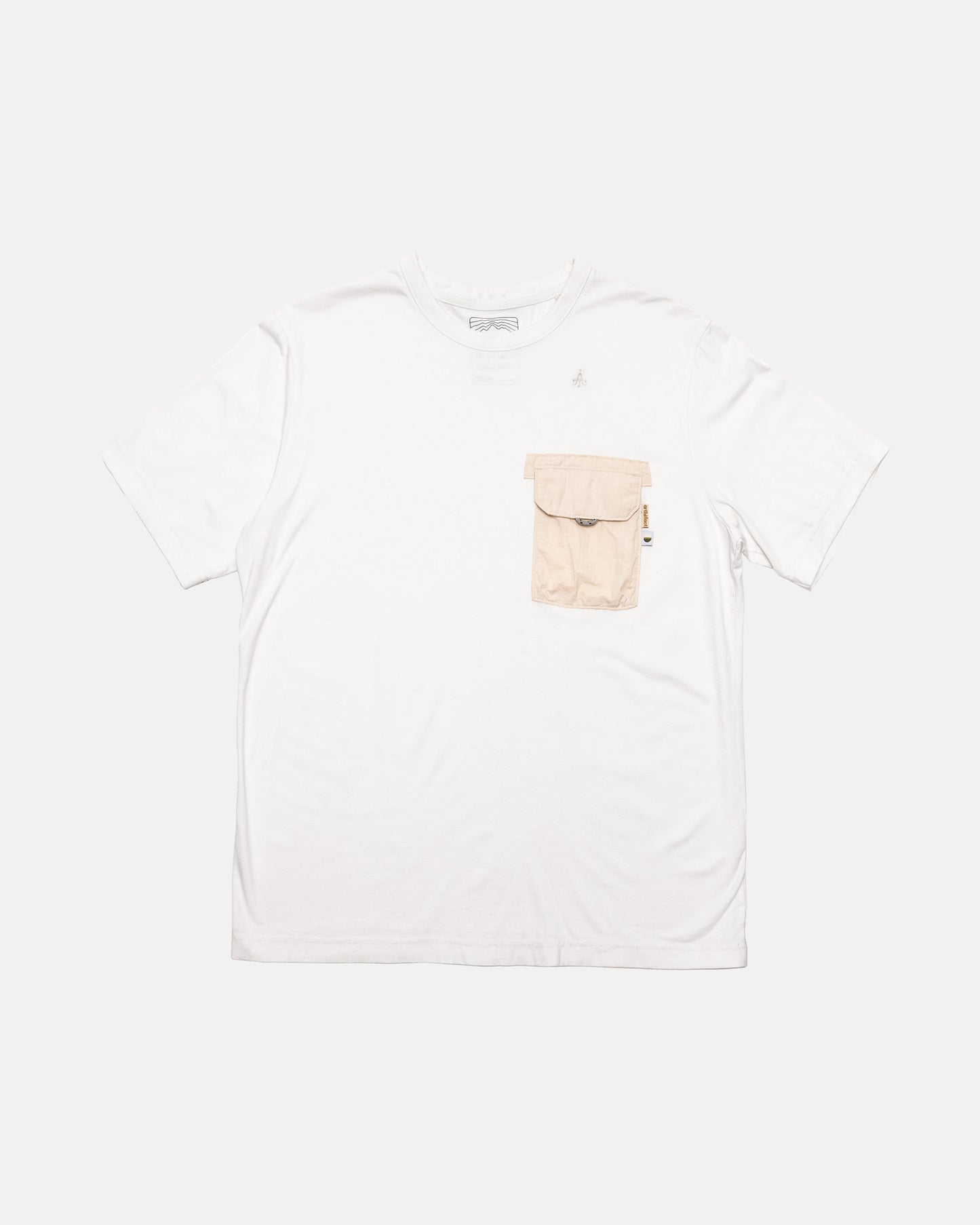 KALA POCKET TEE - OFF WHITE