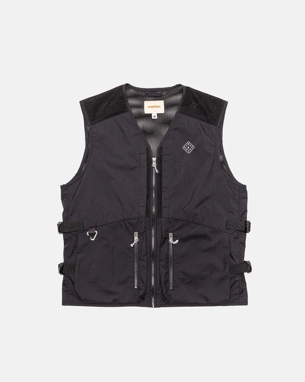 ARAFURU UTILITY VEST - BLACK