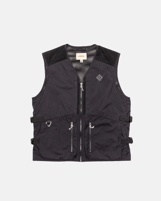 ARAFURU UTILITY VEST - BLACK