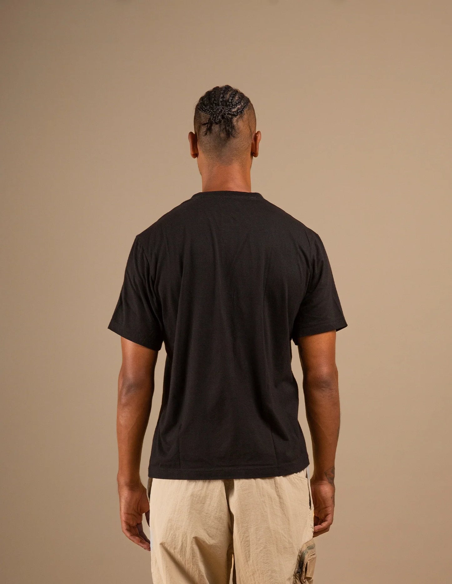 KALA POCKET TEE - JET BLACK