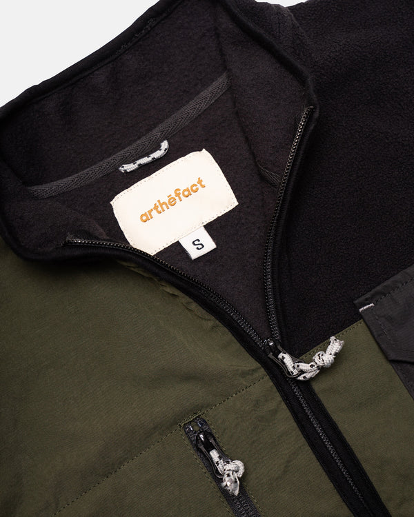 MOHA FLEECE JACKET - FOREST GREEN