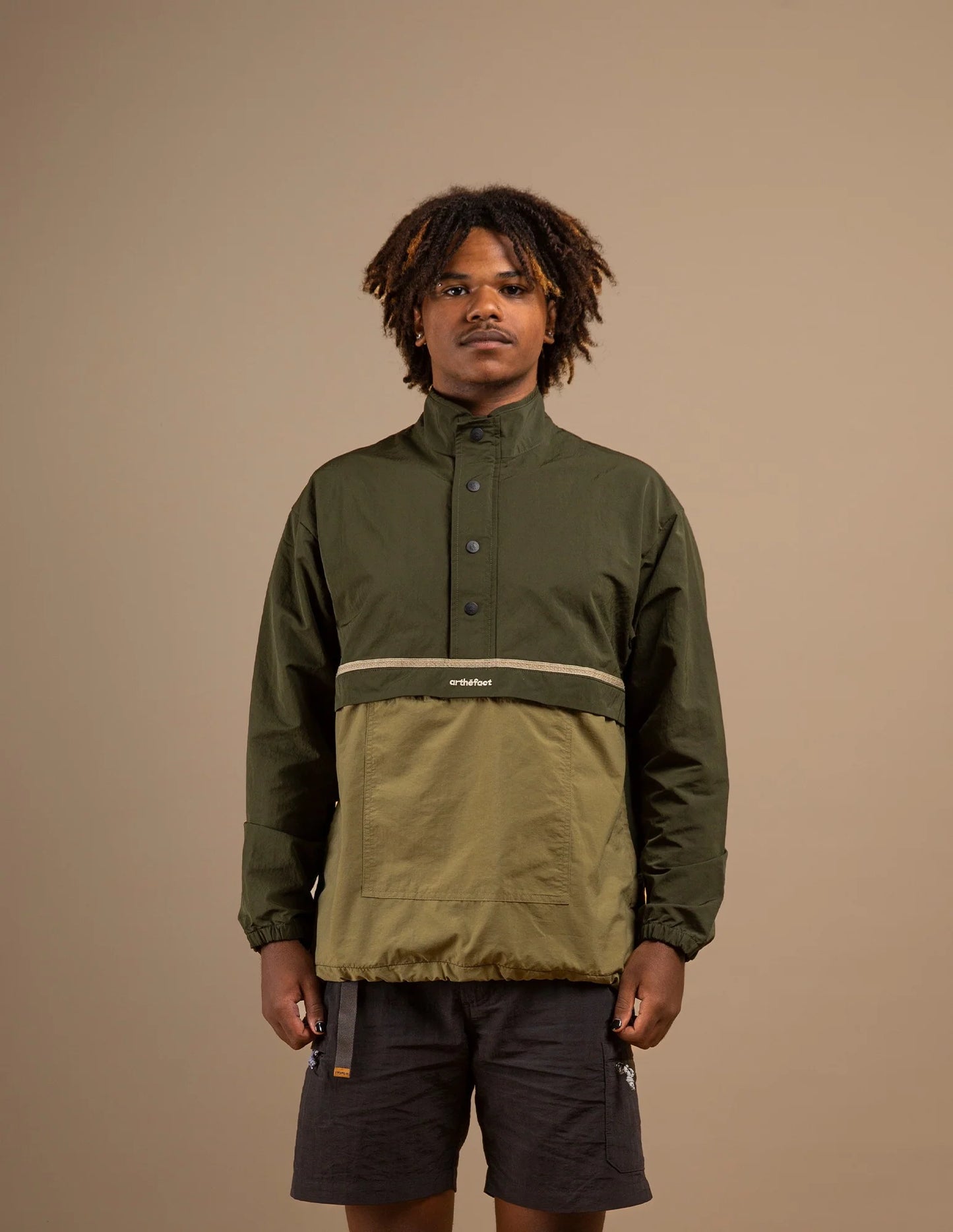 RINCA ANORAK JACKET - FOREST GREEN