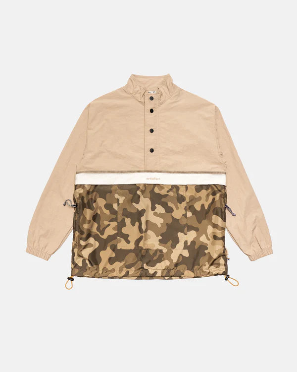 RINCA ANORAK JACKET - BROWN CAMO
