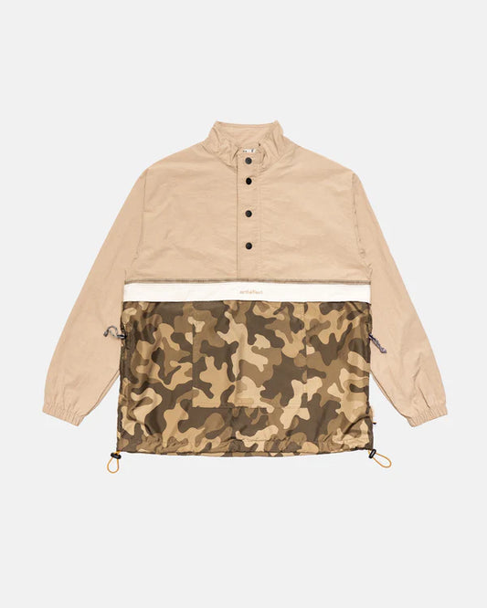 RINCA ANORAK JACKET - BROWN CAMO